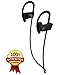 Hussar Bluetooth Headphones, Wireless Sports Earphones with Mic, IPX7 Waterproof, HD Sound with Bass, Noise Cancelling, Secure Fit, 8 hours playtime for iPhone Android