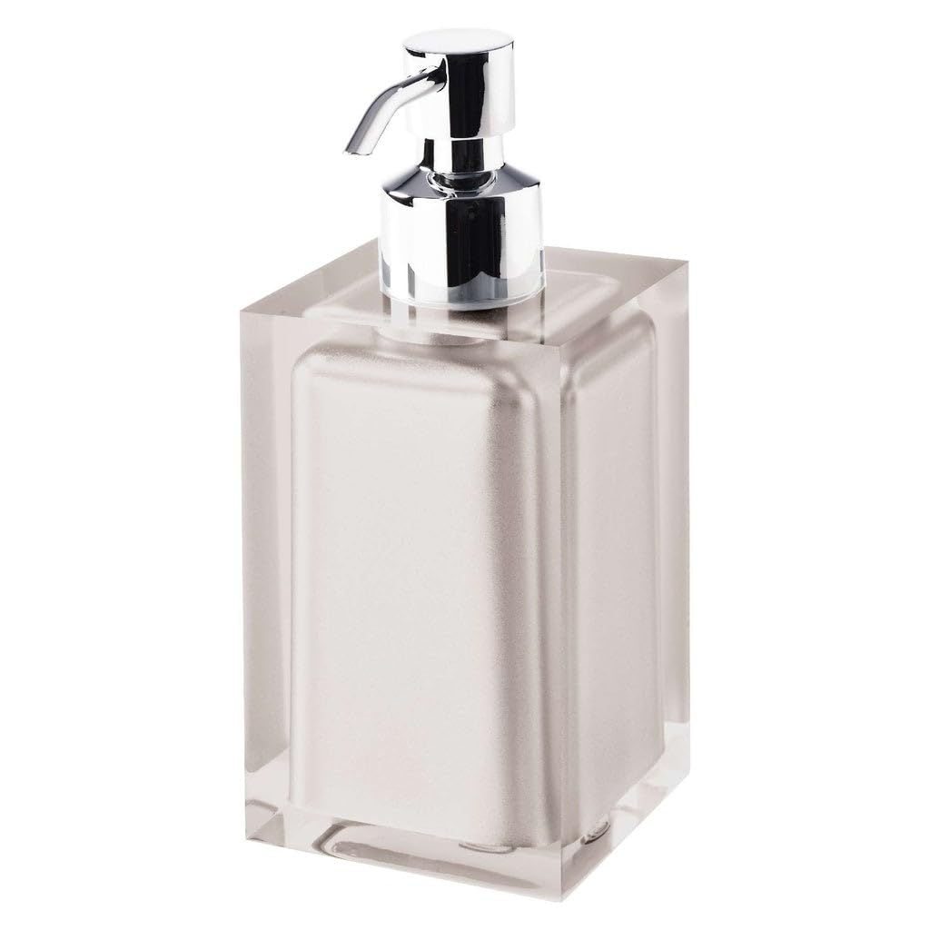 Gedy Soap Dispenser, Resin Metal, Beige, 7x7x16,2