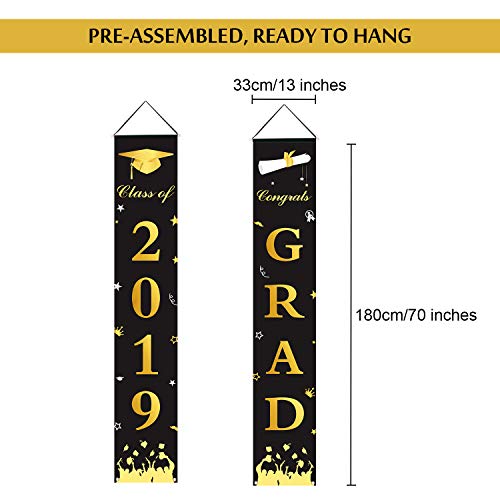 Dazonge Graduation Banner Graduation Party Supplies 2019