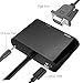 HDMI to VGA, HDMI to HDMI,GANA Active HDMI to HDMI VGA Video Converter Adapter with 3.5mm Audio Jack HDMI Adapter Converter for Tablets,Smartphones,Ultrabooks,Cameras and Camcorders -Black