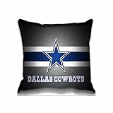 Generic Throw Pillow Case Dallas Cowboy Logo sport Cushion Cover Square 18 Inch