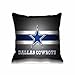 Generic Throw Pillow Case Dallas Cowboy Logo sport Cushion Cover Square 18 Inch