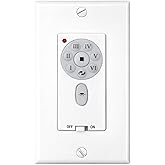 UC9787TB Ceiling Fan Wall Control CHQ9053T E161552 Six-Speed Wall Control + Light Control W/Dimming