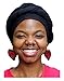 Dupsie's Black Cotton Modu Hat Pre-tied Head Wrap