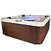 Essential Hot Tubs 50-Jet Polara Hot Tub, Seats 5-6, Espresso