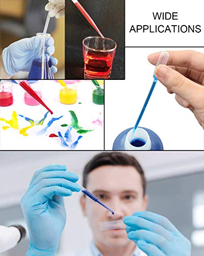 3ML Plastic Transfer Pipettes Disposable Calibrated Dropper Suitable for Essential Oils & Science Laboratory Makeup Tool Pasteurization Individual Packed Graduated Pipette Extra-Long