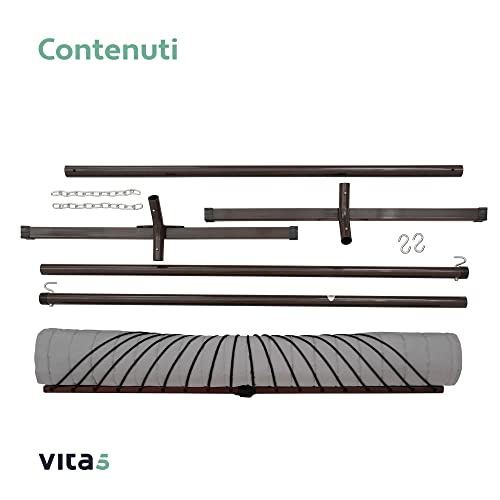 VITA5 Garden Hammock with Stand for Hours of Relaxation - Hammock for Two People Perfect for Sleeping Together - Hammock with Strong and Durable Metal Frame - Portable Hanging Hammock