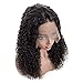 BLY Curly Human Hair Lace Front Wigs Mongolian Kinky Curly Virgin Hair 8 Inch 150% Density 13x4 Lace Front Wigs for Black Women Pre Plucked with Baby Hair