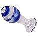 AKStore Blue Glass Crystal Ball Anal Plug Anal Butt Personal Sex Massager G-spot Stimulator Butt Pleasure Wand Mushroom Adult Sex Toy