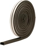 M-D Building Products 1025 All-Climate Auto and Marine 17-Feet Weather Seal Strip, Black
