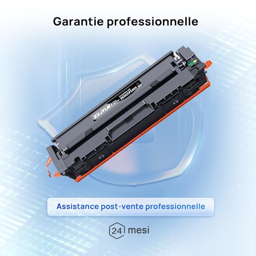 KUPYLM 203X Toner Cartridge for HP 203X 203A CF540X for Color LaserJet Pro MFP M281fdw M281fdn M280nw M254dw M254nw CF540X CF541X CF542X CF543X (Black Cyan Magenta Yellow, Pack of 4)