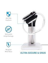 Ma y Apple Watch Stand Holder - The Perfect Nightstand iWatch Charging Dock Station - Compatible con Smartwatch Series 4, Series 3, Series 2, Series 1 (1.732 in, 1.654 in, 1.575 in, 1.496 in)