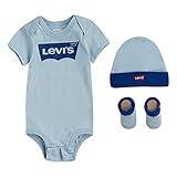 Levi's Baby Bodysuit, Hat and Booties 3-Piece Gift