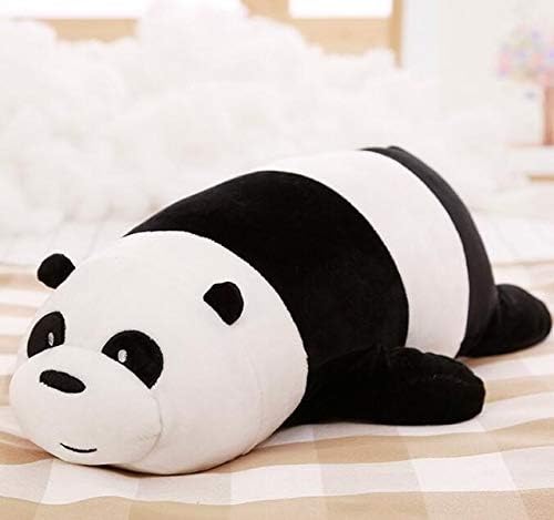 70cm Cartoon We Bare bears Lying Bear Stuffed Grizzly Gray White Bear Panda Plush Toys for Children Kawaii Doll for Kids Gift