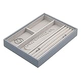 STACKERS ‘CLASSIC SIZE’ Dusky Blue Ring & Bracelet STACKER Jewelry Box