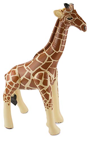 Folat 20272 Giraffe Inflatable Yellow, Single, Standard Size
