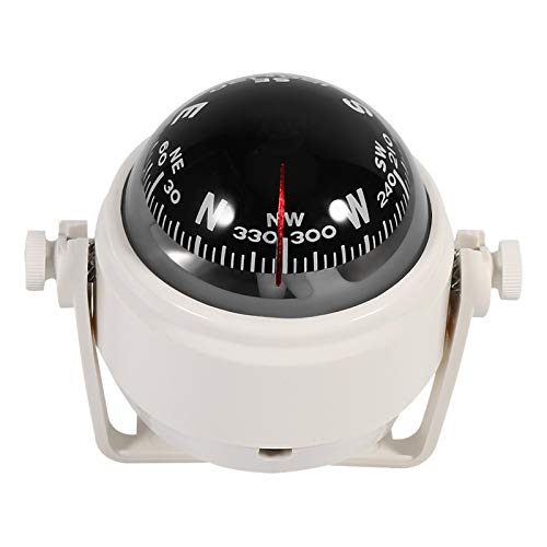 Voyager Marine Electronic Voyager Bracket Mount Navigation Bracket Mount to Indicate The Direction Accurately, Fits for Car, Watercraft, Boat, Caravan(White)