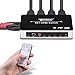 Tendak 4K HDMI Switch with PIP 4x1 HDMI Switcher with Remote Control 4 Port HDMI Hub for Laptop, PS3, PS4, Roku, Xbox, STB - Support 4k 3D PIP