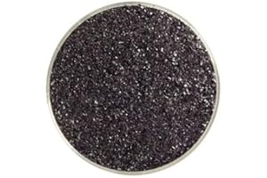 BULLSEYE GLASS CO. Black Opal Fine Frit, 5 Oz - 90 Coe