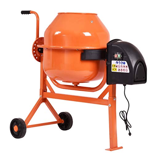 Apontus Portable Electric Concrete Cement Mixer