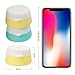 YUEAON 3 pack 30ML Silicone Travel Size Containers For Toiletries Leak Proof Cream Jars Travel Accessories