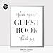Guest Book Silver Foil Poster Sign Art Print Wedding Reception Seating Signage Bridal Shower Brunch & Bubbly Poster Decor 8 inches x 10 inches E39