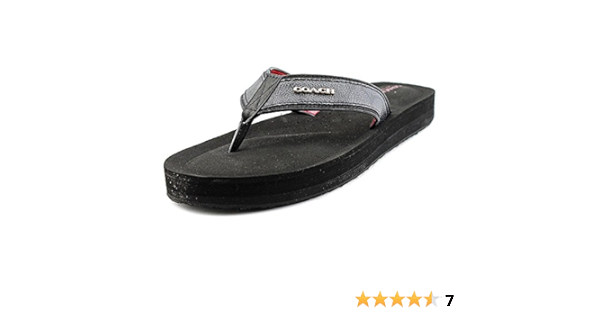 coach judy flip flops size 8