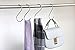 Prudance Small Round S Shaped Stainless Steel Hanging Hooks Set with 10 Hooks - Ideal for Pots, Pans, Spoons & Other Kitchen Essentials - Perfect for Clothing
