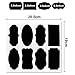 Removable Labels, PYRUS Chalkboard Stickers Perfect for Labeling Jars Kitchen Pantry Storage and Wine Bottles(5*8pcs)