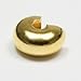 100pcs Top Quality Crimp Bead Knot Covers 4mm Small Beads 14k Gold Plated Copper Brass for Jewelry Craft Making CF8-4