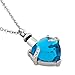 Lantern Low December Birthstone Heart Urn Necklace for Ashes Cremation Jewelry Memorial Keepsake Pendant
