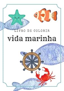 Livro Livro de Colorir da Vida Marinha