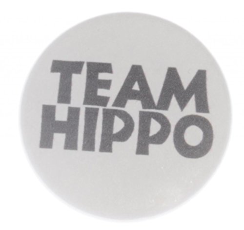 A&T Designs Team Hippo 2.25" Keychain Hippopotamus