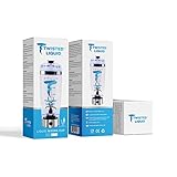 Twisted Liquid Cup - USB Rechareable Battery Version. Top Selling Vortex Style Mixing Cup/Shaker Bottle for Protein Powder, Baby Formula, Powdered Supplements. 16000rpm Lithium-ion battery.