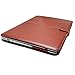 Macbook Air 13 inch Case, IWAVION Premium Quality PU Leather Sleeve Folio Cover with Magnetic Closure Protective Case for Apple MacBook Air 13.3 Inch (Models: A1466 and A1369), Brown