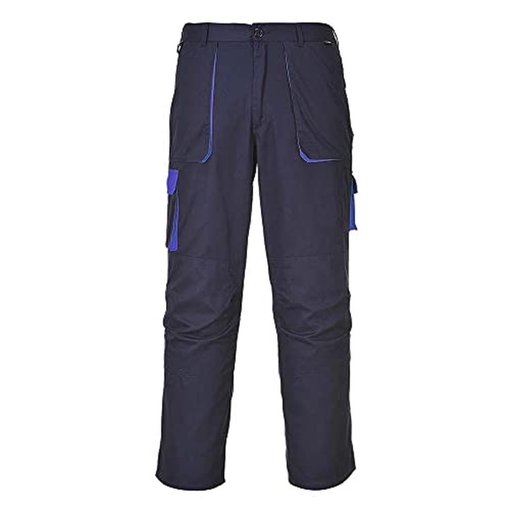 Portwest Texo Contrast Trouser, Size: XL, Colour: Navy, TX11NARXL