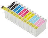Blake Printing Supply Remanufactured Ink Cartridge Replacement for EPSON 98, 99 (T0981) (2x Black, 2xCyan, 2x Yellow, 2x Magenta, 2x Light Cyan, 2x Light Magenta, 12-Pack)