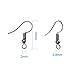 PandaHall Elite 120 Pcs Brass Earring Hook Ear Wires French Fish Hooks with Ball and Coil Nickel Free 6 Colors for Jewelry Making