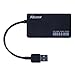 Albustar Ultra Slim 4-Port USB 3.0 Hub for Mac, PC, USB Flash Drives,High Definition Camera,Audio Devices and Other Devices(5Gbps Transfer Speed, Plug-and-Play, User-Friendly)-Black