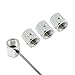 iDoood Anti-Theft Tire Steam Valve Caps 4 pcs Set for Cadillac