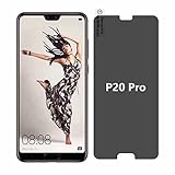 For Huawei P20 Pro Privacy Glass Screen Protector - Full Coverage Tempered Glass Screen Protector [2 PACK] For Huawei P20 Pro Anti-spy 9H Hardness Front Glas Protector