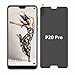 For Huawei P20 Pro Privacy Glass Screen Protector - Full Coverage Tempered Glass Screen Protector [2 PACK] For Huawei P20 Pro Anti-spy 9H Hardness Front Glas Protector
