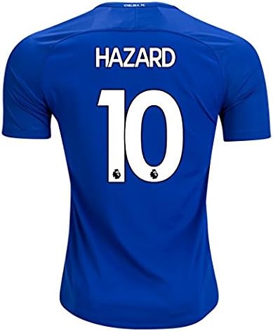 Junhae 17/18 Hazard 10 Chelsea Home Color Blue Season Jersey Men's Size M