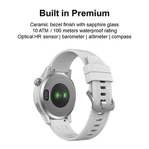 Coros APEX (42mm) Premium Multisport Watch Trainer and Ultra-Durable Battery Life - Ceramic | Heart Rate Monitor | Barometer, Altimeter, Compass | ANT+ and BLE Connections