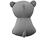 PackingPup - Cute Puppy Microbead Pillow - Convertible Travel Pillow (Cloud Grey)