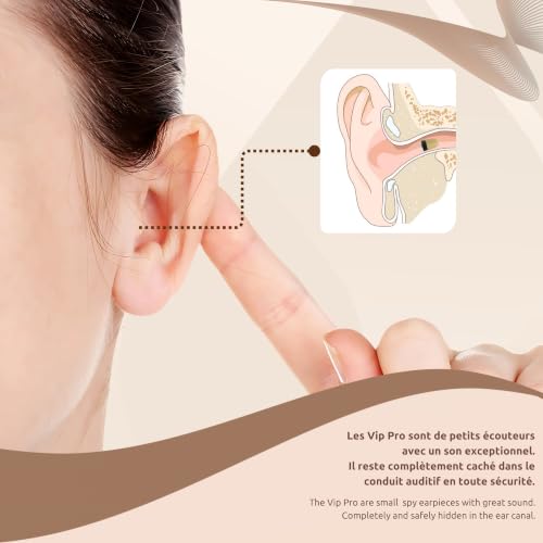 PingaOculto Vip Pro SuperMini Bluetooth Headset for Phone with Built-in Microphone - Compact Mini Wireless Earphone for Calling and Recording (Vip Pro SuperMini Bluetooth Pen)