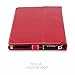 Snugg iPad Mini 1 (2012) / 2 (2013) / 3 (2014) Leather Case, Flip Stand Cover - Red
