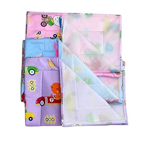 Dazzle Baby Diaper Changing mat Water Proof Sheet Plastic mat one Side Plastic mat Washable mat Diaper Changer Combo of 3