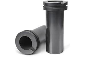 DIYEENI Graphite Crucibles Cup, 1kg/2kg/3kg Crucible, Furnace Torch Melting Casting Gold Silver Scrap Furnace Casting , Metal Melting Tool(1KG)