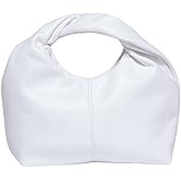 Verdusa Women's Ruched Hobo Mini Handbag Clutch Purse Dumpling Pouch Bag